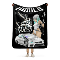Image 1 of Fenderless Sherpa blanket