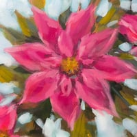 Pink Poinsettias     8x8