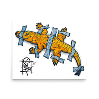 Image 2 of "Bananagator" matte fine art print