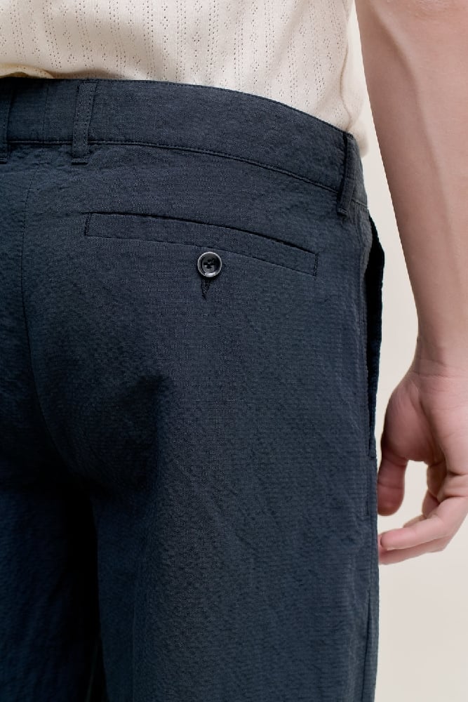 Image of A KIND OF GUISE FOLDED WIDE TROUSERS DARK INCENSE