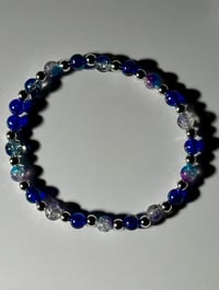 Image 8 of Star Shine Tumbler Blue and Purlple Tumbler Bracelet Stack