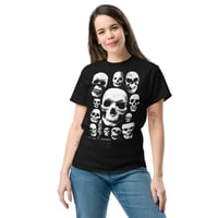 Image 2 of Little Plastic Skulls unisex tee (Ghost White)