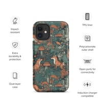 Image 9 of Boho Nature Cottagecore Inspired Fox Among Mushrooms Tough Case for iPhone®