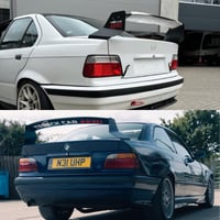 Image 2 of BMW E36 Wing (coupe or sedan) Adjustable Track Car Aero Wing 