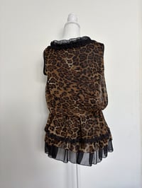 Image 3 of 00s Leopard print tunic // L