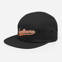 Image 1 of Embroidered Smaltimore Five Panel Cap