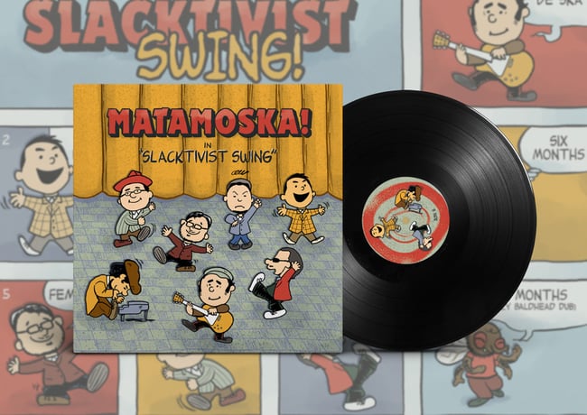 (Pre-order) Matamoska! Slacktivist Swing “Moska!” Splatter LP