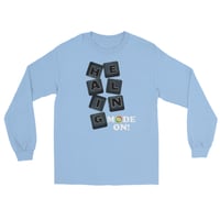 Image 1 of Men’s Long Sleeve HEALING MODE Shirt