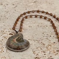 Image 2 of Deep Sea Ammonite Shell Necklace