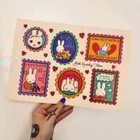 Image 2 of TS x Miffy A4 Print