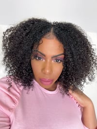 Image 1 of "Don't Touch My Hair" COILY CURLY V-Part Wig