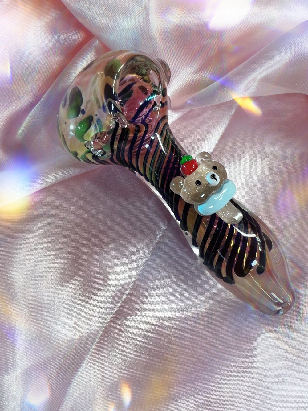 Glitter 🐻 color changing pipe