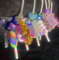 Image 4 of Silver Colorful Charmed lollipops and candy bracelets 