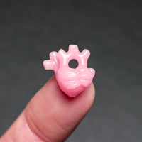 Image 1 of MINIATURE ANATOMICAL HEART PENDANT 1 BLUSH 