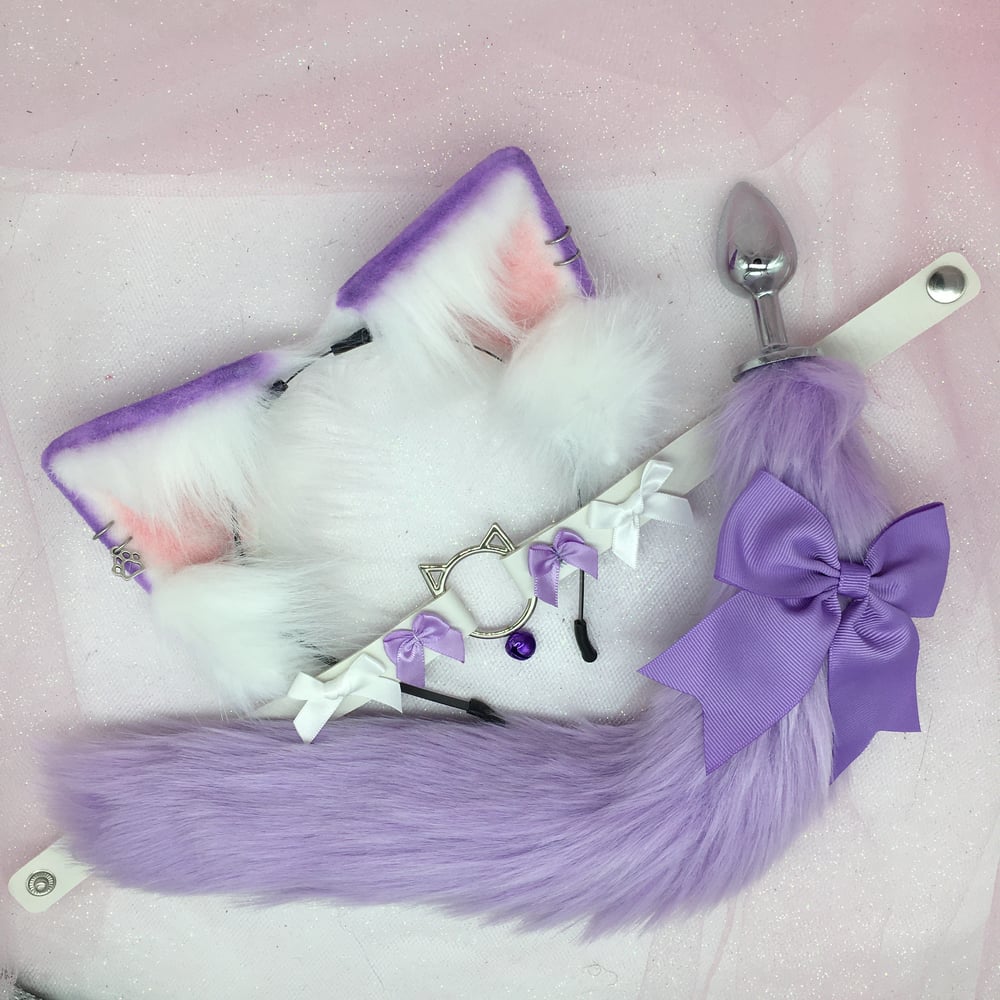 Purple Furry 🐱 Set
