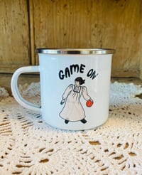 Image 2 of “Game on” Enamel Mug