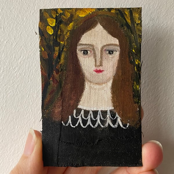 Image of An autumn portrait (dark red hair)