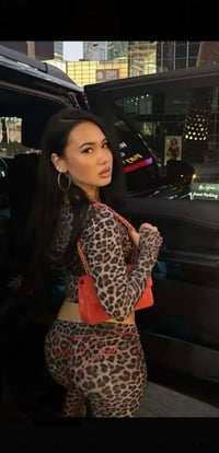 Image 3 of “Queen of the Jungle” Red Trim Athleisure Set