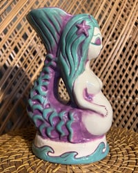 Image 1 of "MerMom" Gluggle Mug - Purple & Teal 1 of 1 Glaze - Free Shipping