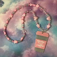 Image 2 of Mama Needs Coffee Kandi Necklace