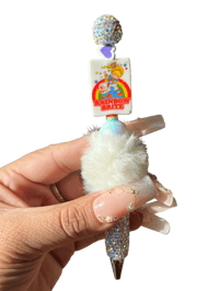 Image 1 of Rainbow Brite Fuzzy Bling Pen 