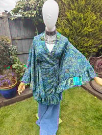 Image 10 of Amara Wrap dress - turquoise henna