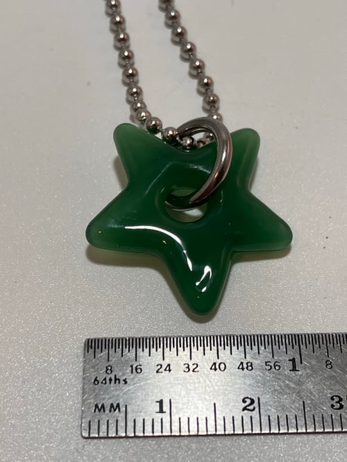 Image of mini jade green star 