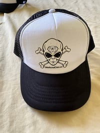 Image 1 of Alien Pirate Trucker Hat 
