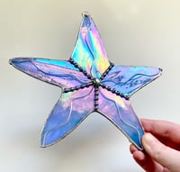 Image 3 of Stained Glass Iridescent Starfish