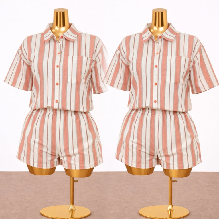 Coral 2pc Set w/ Pockets ✨MED✨