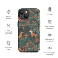 Image 19 of Boho Nature Cottagecore Inspired Fox Among Mushrooms Tough Case for iPhone®