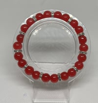 Red Pop and Bling Bracelet 
