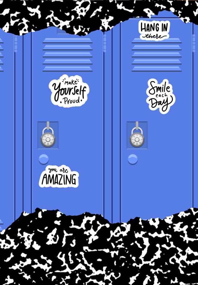 Image of Custom Back-to-School Composition Books & Binders – Premium Vinyl Finish