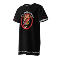 Image 2 of Clown-Free Zone Cotton T-shirt Dress
