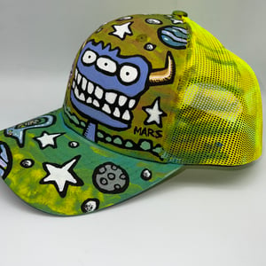 Hand painted hat 377