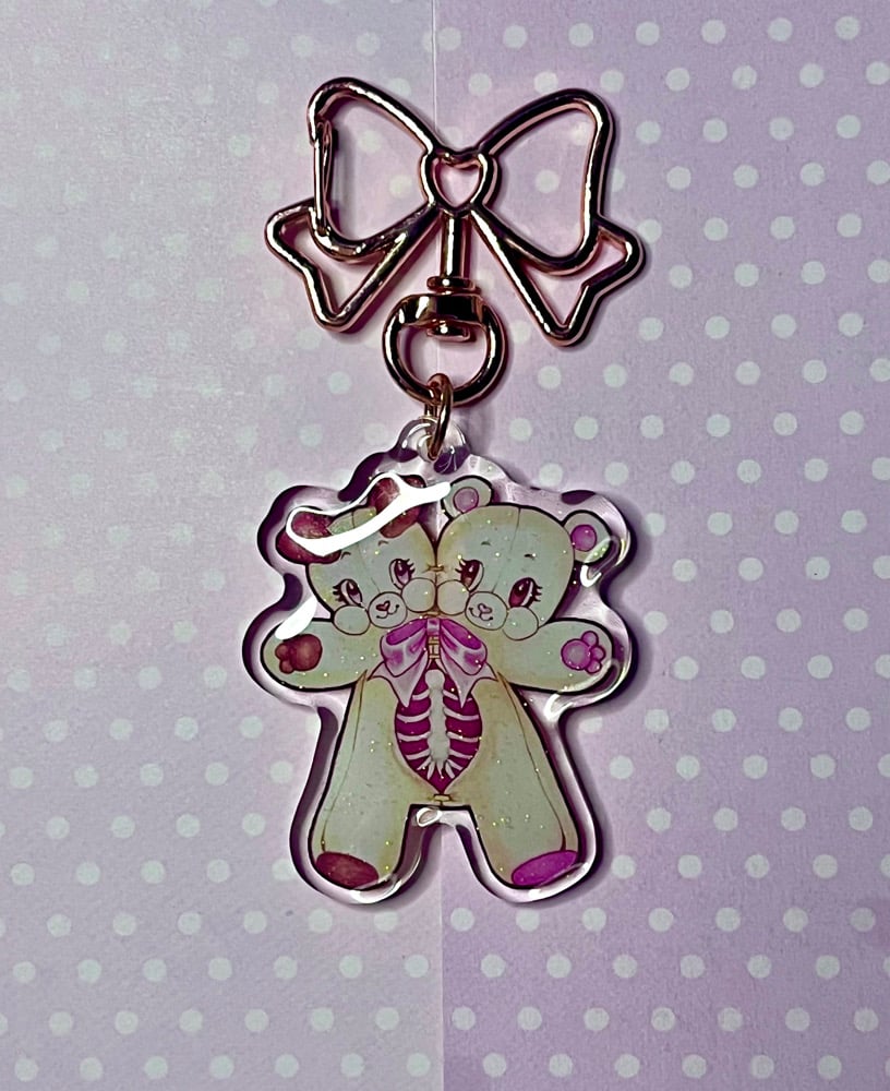 Image of Twin plush keychain