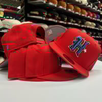 Image 3 of New Era 9Fifty Battle Red Htown