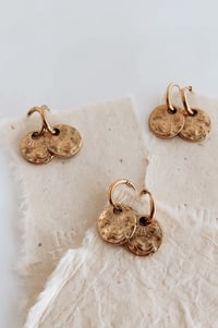 Image 4 of Gold celestial earrings 