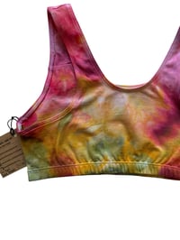 Image 5 of S (34) Cotton-Blend Tank Bralette in Euphoria Ice Dye