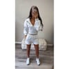 Grey Short and Hoodie Set