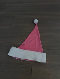 pink Santa hat 