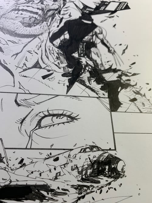 Image of JEAN GREY #2 :: pg05 original art