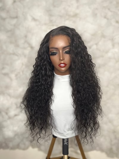 Image of 5x5 closure Wig HHB Malaysian deep  25