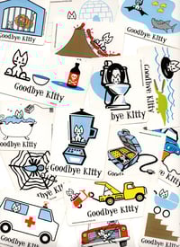 Image 1 of goodbye kitty stickers