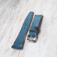 Image 1 of 20mm Suede Strap - Teal