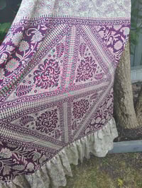 Image 9 of PEFKOS MAXI DRESS Cream maroon- Sise 10-18 uk copy