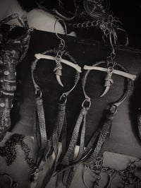 Image 2 of Claws, bones & leather hangers 