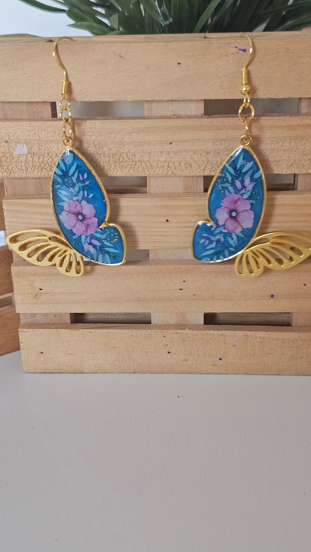 Image of Resin Butterfly Earring sets 