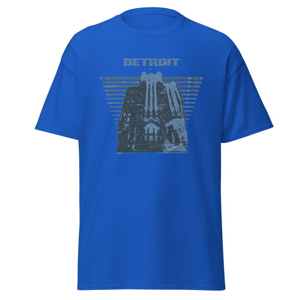 Detroit RnR City Rep Distressed T-Shirt | Art Designs by Jimmy Flame