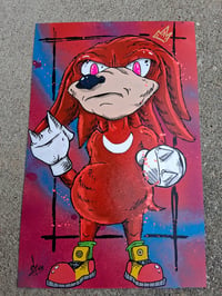 Image 1 of Dem Knuckles w/matching keychain!!